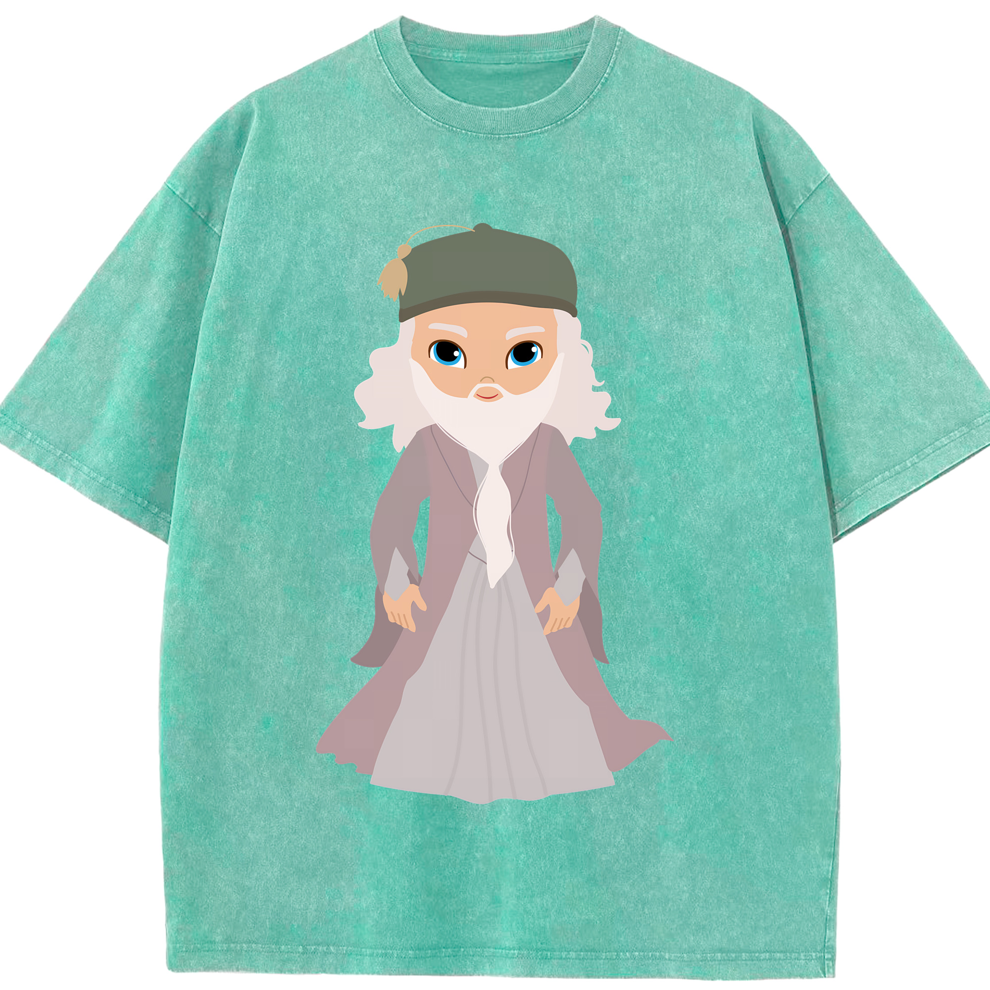 （画像用） Harry Potter ハリー・ポッターシリーズ 綿100% ヴィンテージ風 半袖Tシャツ（フロントプリント）